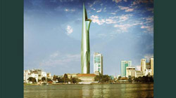 Tòa tháp cao nhất TP.HCM sẽ khánh thành tháng 10-2010