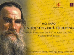 Hội thảo về danh nhân nước Nga - Lev Tolstoi