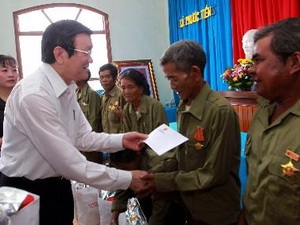 Chủ tịch nước thăm và làm việc tại tỉnh Ninh Thuận
